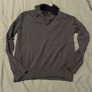 Banana Republic Quarter Zip Sweater
